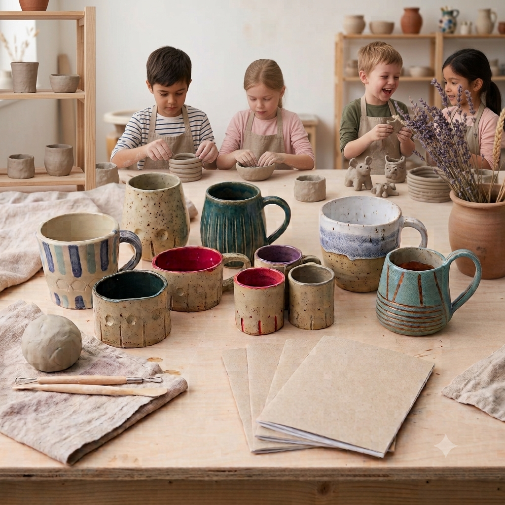 Töpfer Workshop Kinder (5-6 Jahre mit Begleitperson), 12.09.2026 & 10.10.2026, 10:00-12:00Uhr