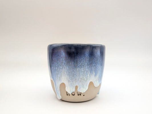Tasse WordMOMENT "now.", blau