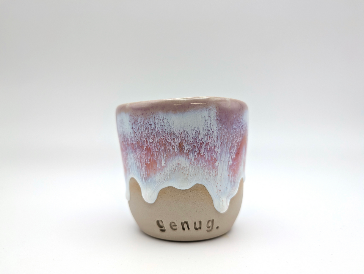 Tasse WortMOMENT "genug.", rosa