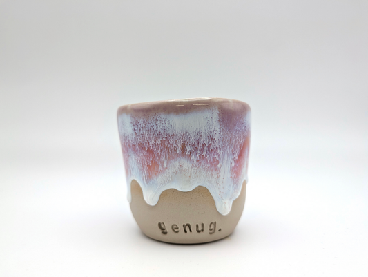 Tasse WortMOMENT "genug.", rosa