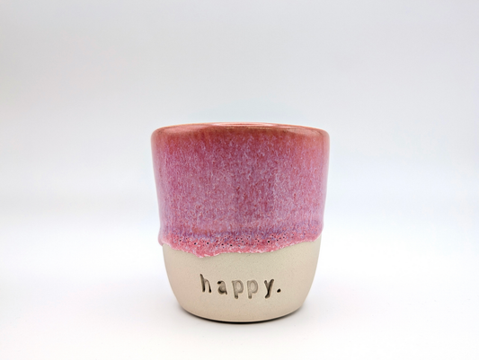 Tasse WordMOMENT "happy.", pink