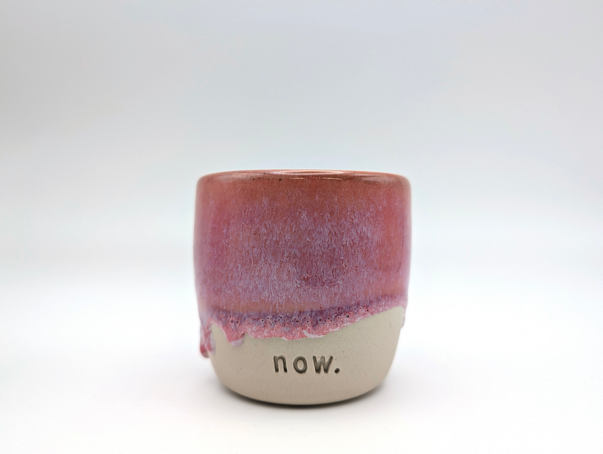 Tasse WordMOMENT "now.", pink