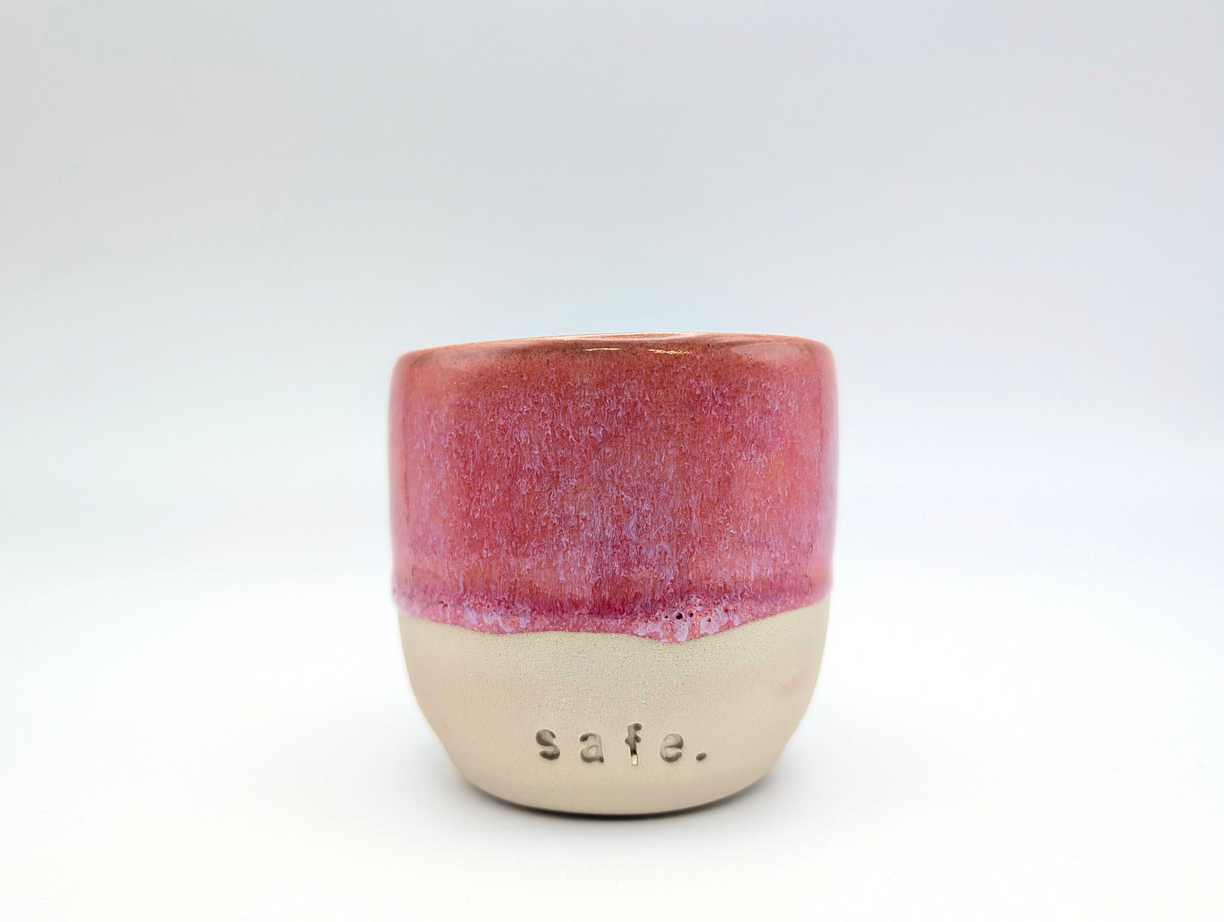 Tasse WordMOMENT "safe.", pink