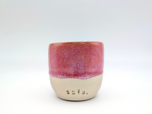 Tasse WordMOMENT "safe.", pink